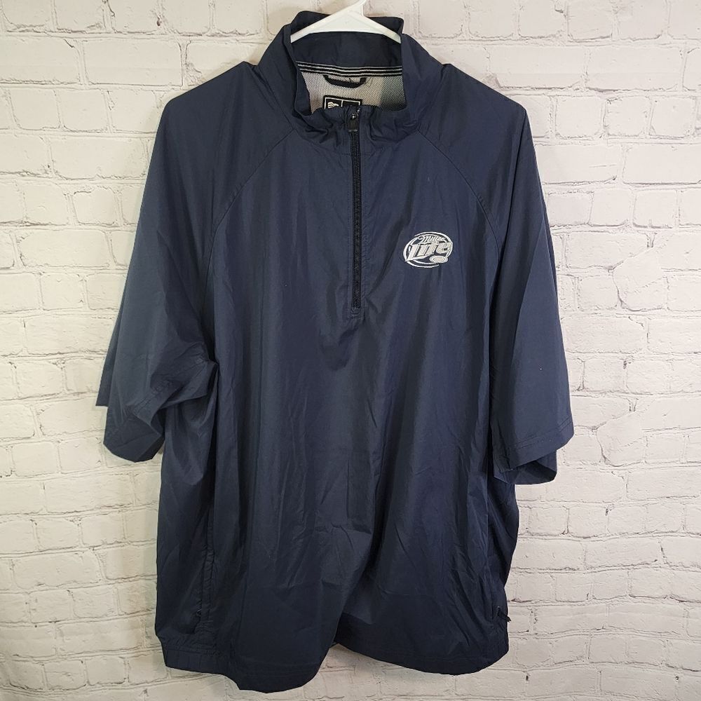Men's Addidas "Climaproof" Miller Lite windbreaker jacket, size XL